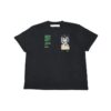 Off-White Herre C/O VIRGIL ABLOH Skeleton Painting Kortærmet Løs Passform Svart T-skjorte