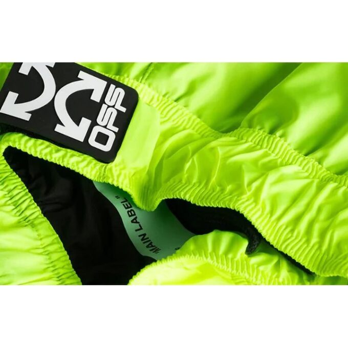 Off-White Herre C/O VIRGIL ABLOH Sportsshorts med logo i livet, fluorescerende gul