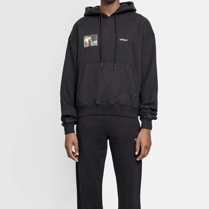 Off-White Herre c/o Virgil Caravaggio-trykk Svart
