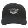 Off-White Herre-cap med logo og alfabet-trykk i svart