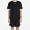 Off-White Herre Caravaggio Arrow Back Printing Kortærmet Vanlig versjon Svart T-skjorte