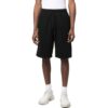 Off-White Herre Caravaggio-logo-trykk ensfarget sportsshorts svart