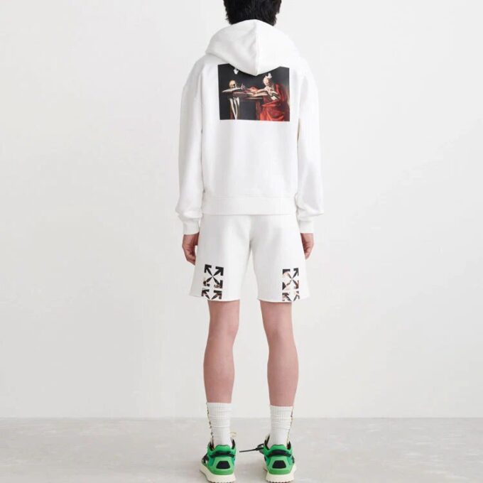 Off-White Herre Caravaggio-maleri Hvit