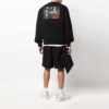 Off-White Herre Caravaggio-maleri Rundhalset Svart