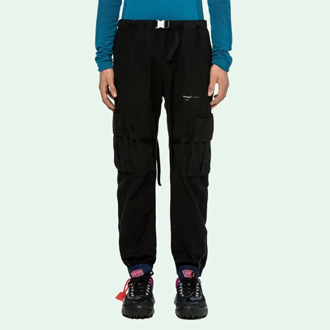 Off-White Herre Cargo Svart Langbukser