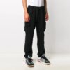Off-White Herre-cargobukser/joggebukser med elastisk linning og logo, slim fit, svart