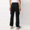 Off-White Herre-cargobukser/joggebukser med elastisk linning og logo, slim fit, svart