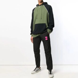 Off-White Herre D-midje Casual lange bukser/slacks Slim Fit Svart