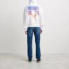 Off-White Herre Degrad Arrows Loose Fit Hvit