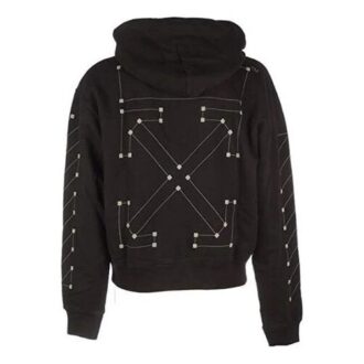 Off-White Herre Diag Backbone Printing Svart