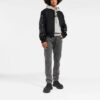 Off-White Herre Diagonal Stripes Langermet Jakke Løs Passform Svart