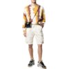 Off-White Herre ensfargede fritidsshorts Hvite