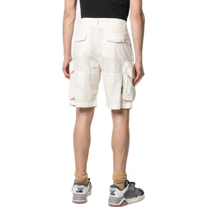 Off-White Herre ensfargede fritidsshorts Hvite