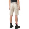Off-White Herre ensfarget bomullsShorts med knapp i livet, kremhvit