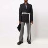 Off-White Herre ensfarget casual rett bukser/joggebukse Grå