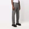 Off-White Herre ensfarget casual rett bukser/joggebukse Grå