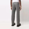 Off-White Herre ensfarget casual rett bukser/joggebukse Grå