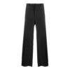 Off-White Herre ensfarget fritidskostyme, lange bukser/slacks, løs passform, svart