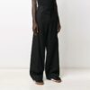 Off-White Herre ensfarget fritidskostyme, lange bukser/slacks, løs passform, svart