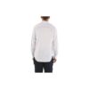 Off-White Herre Ensfarget Logo-trykk Langermet Versjon Hvit Skjorte