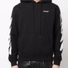 Off-White Herre ensfarget mønstertrykk svart