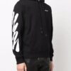 Off-White Herre ensfarget mønstertrykk svart