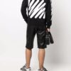 Off-White Herre ensfarget mønstertrykk svart