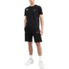 Off-White Herre ensfarget rundhalset kortærmet svart Short