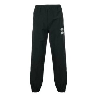Off-White Herre Ensfarget Side Hvit Stripe Fritidsbukser/Bukser Svart
