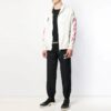 Off-White Herre Ensfarget Side Hvit Stripe Fritidsbukser/Bukser Svart