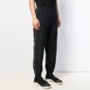Off-White Herre Ensfarget Side Hvit Stripe Fritidsbukser/Bukser Svart