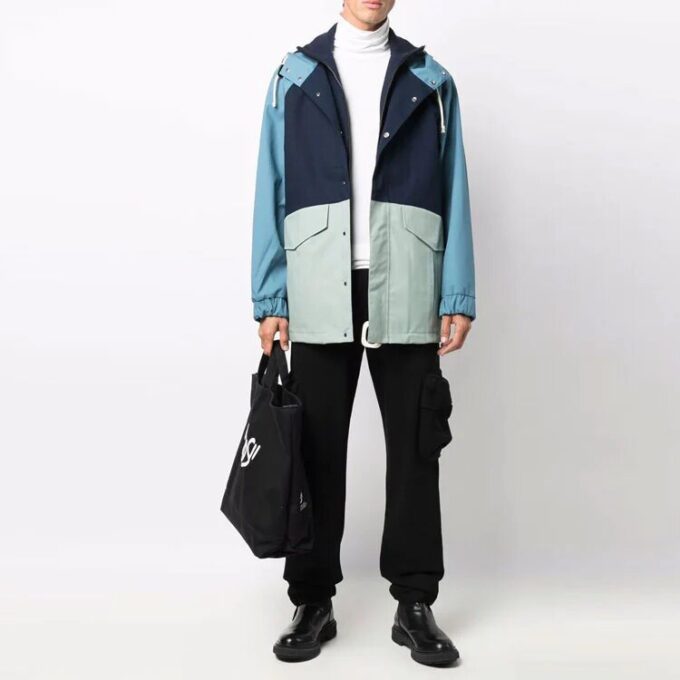 Off-White Herre FW21 Alfabetlogo Cargo Langbukser/Bukser Løs Passform Svart