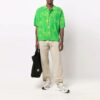 Off-White Herre FW21 Arrow ensfarget pakke med fot, sportsbukser/joggebukser, løs passform, khaki