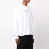 Off-White Herre FW21 Arrow Pattern Pullover Rundhalset Løs Passform Hvit
