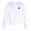Off-White Herre FW21 Arrow-trykk Pullover Rundhals Langermet Løs Passform Hvit