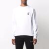 Off-White Herre FW21 Arrow-trykk Pullover Rundhals Langermet Løs Passform Hvit
