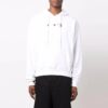 Off-White Herre FW21 Arrows-mønster Alfabettrykk Ensfarget Løs Passform Hvit
