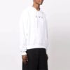 Off-White Herre FW21 Arrows-mønster Alfabettrykk Ensfarget Løs Passform Hvit