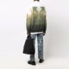 Off-White Herre FW21 Arrows-mønster Glidelås Cardigan Ullgenser Løs Passform Grønn