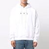 Off-White Herre FW21 Arrows-mønster Hette Langermet Løs Passform Hvit