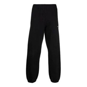 Off-White Herre FW21 Arrows-mønster Sportsbukser/Joggebukser Svart
