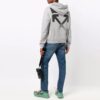 Off-White Herre FW21 Arrows-trykk Logo Snøring Løs Passform Grå