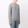 Off-White Herre FW21 Basic Rundhalset Pullover Ullgenser Grå
