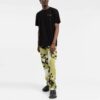 Off-White Herre FW21 Brystlogo Rundhalset Kortærmet Svart T-skjorte