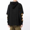 Off-White Herre FW21 Caravaggio-maleri mønster, løs passform, svart