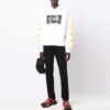 Off-White Herre FW21 Caravaggio-maleri-trykk Pullover Løs passform Hvit