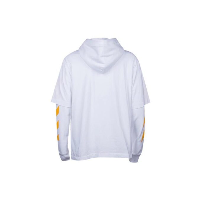 Off-White Herre FW21 Caravaggio-maleri-trykk Pullover Løs passform Hvit