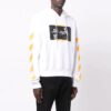 Off-White Herre FW21 Caravaggio-maleri-trykk Pullover Løs passform Hvit