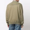 Off-White Herre FW21 Caravaggio-maleri uten hette, løs passform, grønn