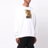 Off-White Herre FW21 Caravaggio-trykk, løs passform, hvit